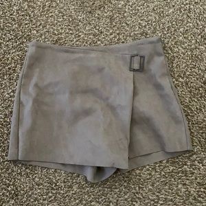 Zara Suede Skort.